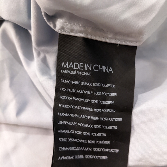 Size 6 Club Monaco Light Blue-Grey Spaghetti Strap Slip - Picture 3 of 3